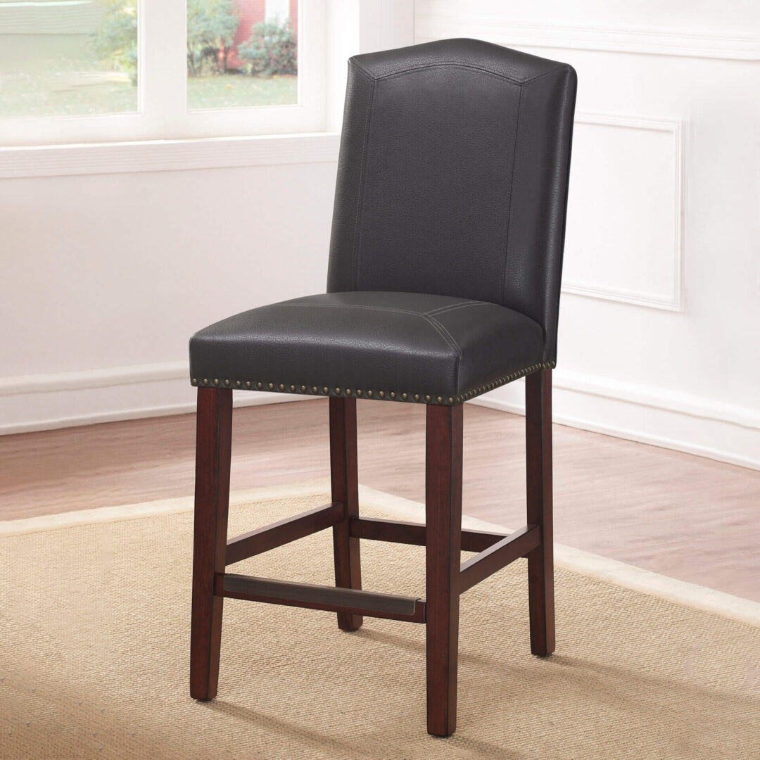 A black chair